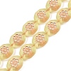 Czech Pressed Glass Beads GLAA-I061-45-1