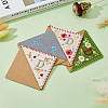 4Pcs 4 Style Felt Embroidery Bookmarks FIND-HY0003-46D-4