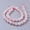 Natural Rose Quartz Beads Strands X-G-D840-20-10mm-2