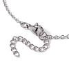 Crystal Holder Cage Necklace X-NJEW-JN04585-7