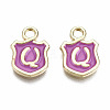 Alloy Enamel Charms ENAM-T012-03Q-RS-2