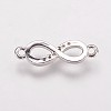 Brass Cubic Zirconia Links KK-P134-57P-2