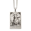 304 Stainless Steel Tarot Pendant Necklaces NJEW-A026-01P-10-1