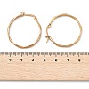 Ion Plating(IP) 304 Stainless Steel Hoop Earrings EJEW-L215-29G-2