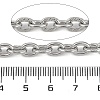 Non-Tarnish 304 Stainless Steel Link Chains CHS-A013-06P-2