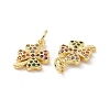 Brass Micro Pave Colorful Cubic Zirconia Charms KK-E068-VF123-3