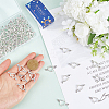 80Pcs Tibetan Style Alloy Bead Frame FIND-SC0011-46-3