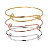 Adjustable Brass Bangles Making BJEW-BC0002-03-1