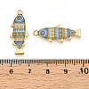 Alloy Enamel Pendants FIND-C037-16G-09-1-3