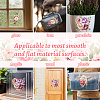 3 Sheets 3 Styles Flower PVC Waterproof Decorative Stickers DIY-WH0404-055-7