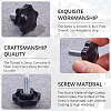 PP Plastic & Brass Plum Blossom Handle Nut DIY-SP0007-11A-5