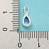 925 Sterling Silver Birthstone Charms STER-G035-01B-03-3