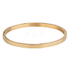 Ion Plating(IP) 304 Stainless Steel Bangles BJEW-E277-42A-G-7