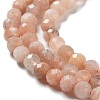 Natural Peach Moonstone Beads Strands G-J400-E16-02-4