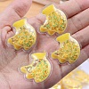 Transparent PVC Plastic Cabochons JX139A-06-1