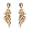 Rhinestone Dangle Stud Earrings FS-WG37867-02-1