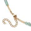 Natural Gemstone & Natural Pearl & Glass Seed Beaded Necklaces for Women NJEW-JN05094-6