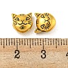 Tibetan Style Alloy Kitten Beads X-TIBEP-GC178-AG-NR-3