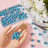 120Pcs Pave Disco Ball Beads RB-SC0004-84B-3