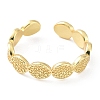 Rack Plating Brass Cuff Rings RJEW-C043-12G-2