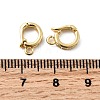 Brass Micro Pave Clear Cubic Zirconia Pendant Bails KK-G542-10G-3