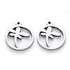 Non-Tarnish 304 Stainless Steel Pendants STAS-N092-40-2