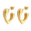 European and American Popular Internet Celebrity Stainless Steel Earrings PW-WG3205D-09-1