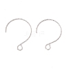 Tarnish Resistant 316 Surgical Stainless Steel Earring Hooks STAS-D183-03P-01-1