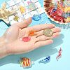 45Pcs 9 Styles Fish Transparent Resin Cabochons CRES-CJZ0009-01-4