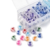 7 Colors Transparent Acrylic Beads TACR-YW0001-57B-3