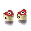 Alloy Enamel Beads PALLOY-Q441-036A-RS-3