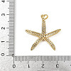 Brass Micro Pave Cubic Zirconia Pendants KK-R230-02G-3