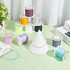 10 Rolls 10 Colors Nylon Chinese Knot Cord NWIR-PH0002-48C-4