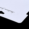 Rectangle Paper Hair Tie Display Cards AJEW-A052-05-4