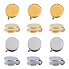 12Pcs 2 Colors 304 Stainless Steel Cuff Earrings EJEW-HS0001-40B-1