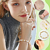100Pcs 4 Colors Brass Beads KK-PH0011-93-5