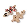 Alloy Enamel Connector Charms ENAM-I054-08-3