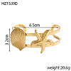 Stainless Steel Cuff Bangles STAS-OY011-42G-2