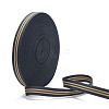 Polyester Grosgrain Ribbon OCOR-WH0063-33-1