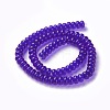 Opaque Solid Color Glass Beads Strands GLAA-A036-H23-2