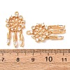 Brass with Crystal Rhinestone Pendants RB-CBA35BD-03G-3