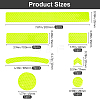 Waterproof Plastic Reflective Sticker DIY-WH0184-88A-2