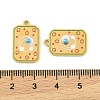 304 Stainless Steel Enamel Pendants STAS-H251-03B-02-3