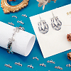 80Pcs 4 Styles Alloy Chandelier Component Links FIND-PH0022-78AS-5