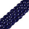 Opaque Solid Color Glass Beads Strands LS-GLAA-N071-01A-C09-1