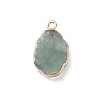 Natural Green Strawberry Quartz Pendants G-K333-01G-3