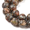 Natural Aqua Terra Jasper Beads Strands G-K317-A02-02-3