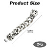 304 Stainless Steel Ends with Chain FIND-CJC0012-141B-2