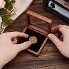 Wood Commemorative Coin Box CON-WH0107-36A-3