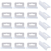 80Pcs Rectangle PP with PE Hanging Tabs KY-CP0001-35B-1